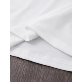 WHENYOU Women's Plus Size Inspirational Graphic T-Shirt - Joshua 1:9 Quote & Mountain Design, 100% Polyester Stretchy Crew Neck Casual Top, Lightweight 180gsm Machine Washable All-Season Tee