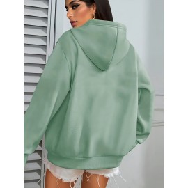 1pc Women'S Plus Size Hoodie with 