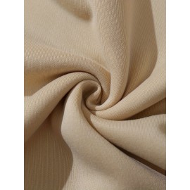 Plus Size Cozy Chic Letter Print Drawstring Hoodie - Soft Warm Fleece Lined Long Sleeve Sweatshirt with Relaxed Fit for Fall & Winter - Women's Comfortable Casual Wear for Everyday