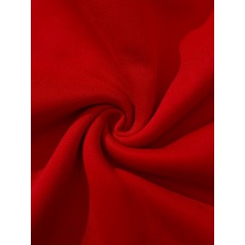 Plus Size Cozy Chic Letter Print Drawstring Hoodie - Soft Warm Fleece Lined Long Sleeve Sweatshirt with Relaxed Fit for Fall & Winter - Women's Comfortable Casual Wear for Everyday