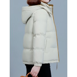 Women's Outdoor Detachable Hooded Warm Fashion Jacket