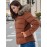 Women's Lightweight Quilted Hooded Jacket with Detachable Faux Fur Hood, Golden Metal Zipper & Side Gathers - Machine Washable Regular Fit Coat for Fall & Winter, Casual Outerwear
