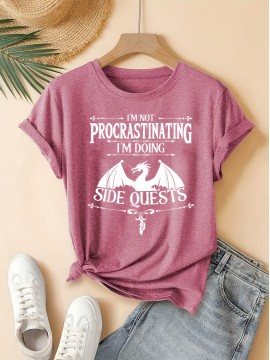 Women's Retro Graphic T-Shirt - 