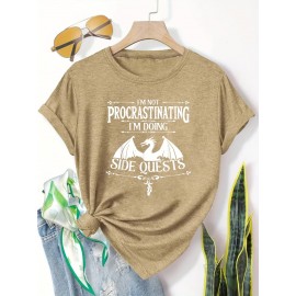 Women's Retro Graphic T-Shirt - 